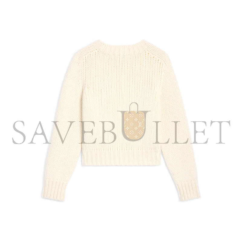 CELINE CREWNECK SWEATER IN CASHMERE AND SILK RY0JL0899.01OW